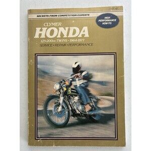 Clymer Honda 125-200cc Twins 1964-1977 Service Repair Maintenance Manual M321